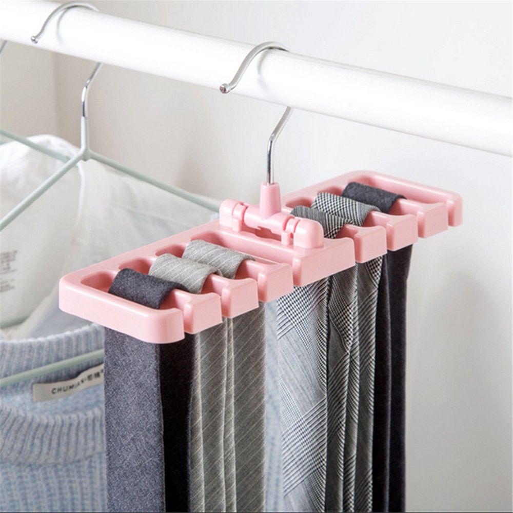 Hanging Belt and Tie Storage Rack