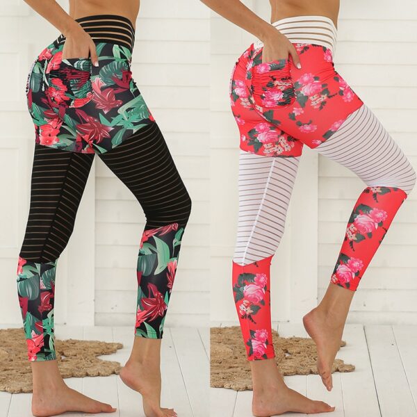 Floral Printed Push Up Leggings