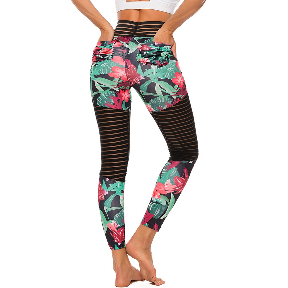 Floral Printed Push Up Leggings