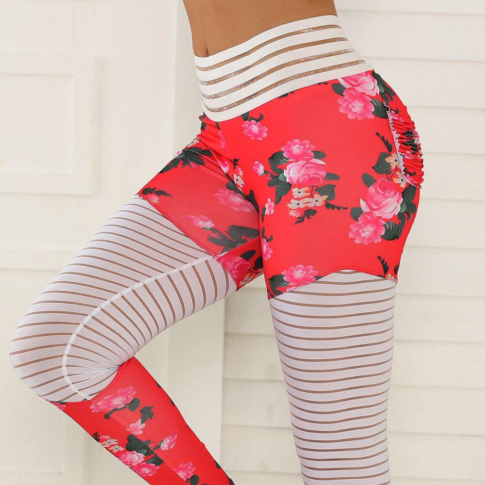 Floral Printed Push Up Leggings