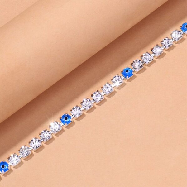 Crystal Evil Eye Anklet - Image 7