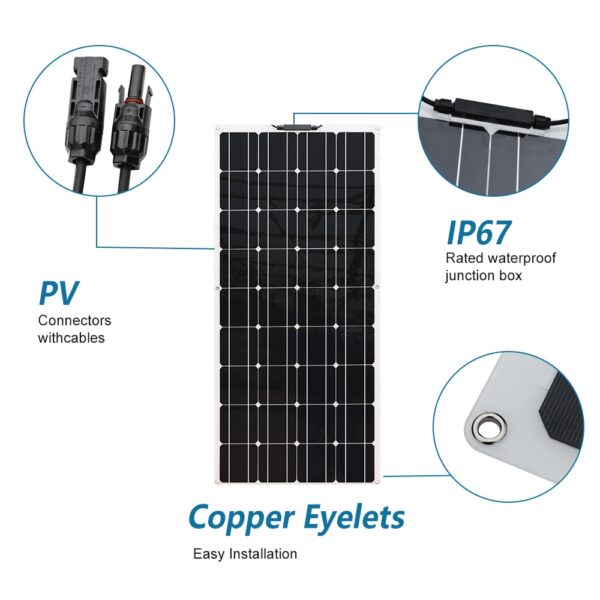 Flexible Solar Panel Kit Complete System - Image 5