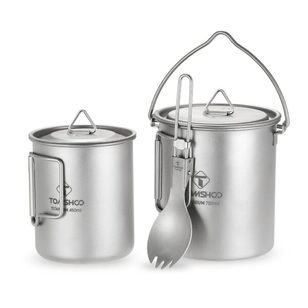 Titanium Camping Cup 3 Pcs Set - Image 5