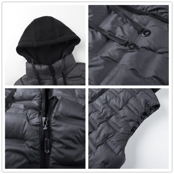 Men's Hooded Warm Vest - Image 6