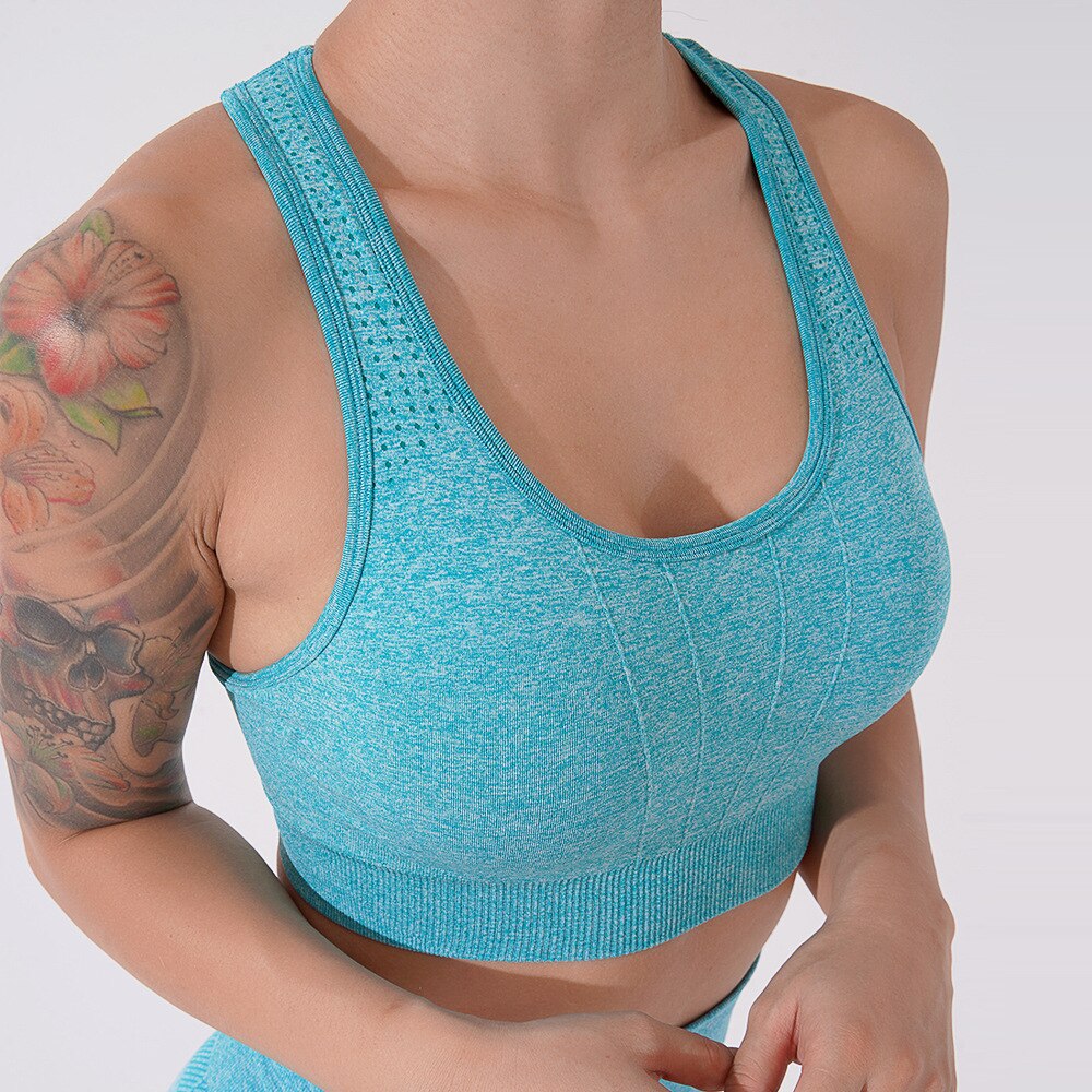 Solid Sports Bra for Women