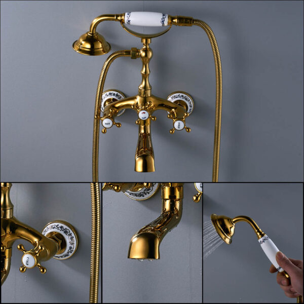 Antique Faucet and Shower Head for Bathroom - Image 5