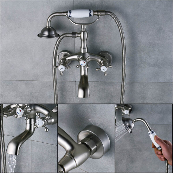 Antique Faucet and Shower Head for Bathroom - Image 3