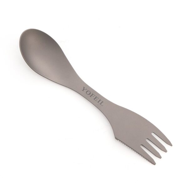 2 in 1 Titanium Spoon and Fork - Image 5