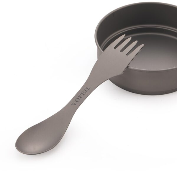 2 in 1 Titanium Spoon and Fork