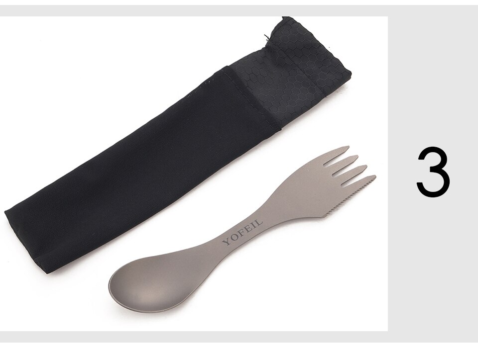 2 in 1 Titanium Spoon and Fork