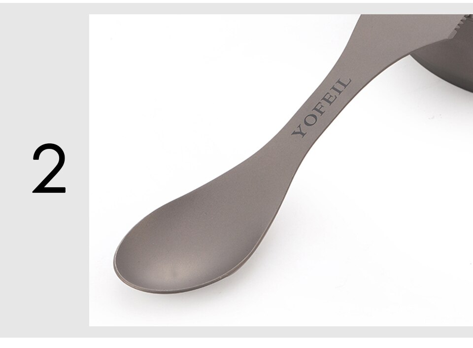 2 in 1 Titanium Spoon and Fork