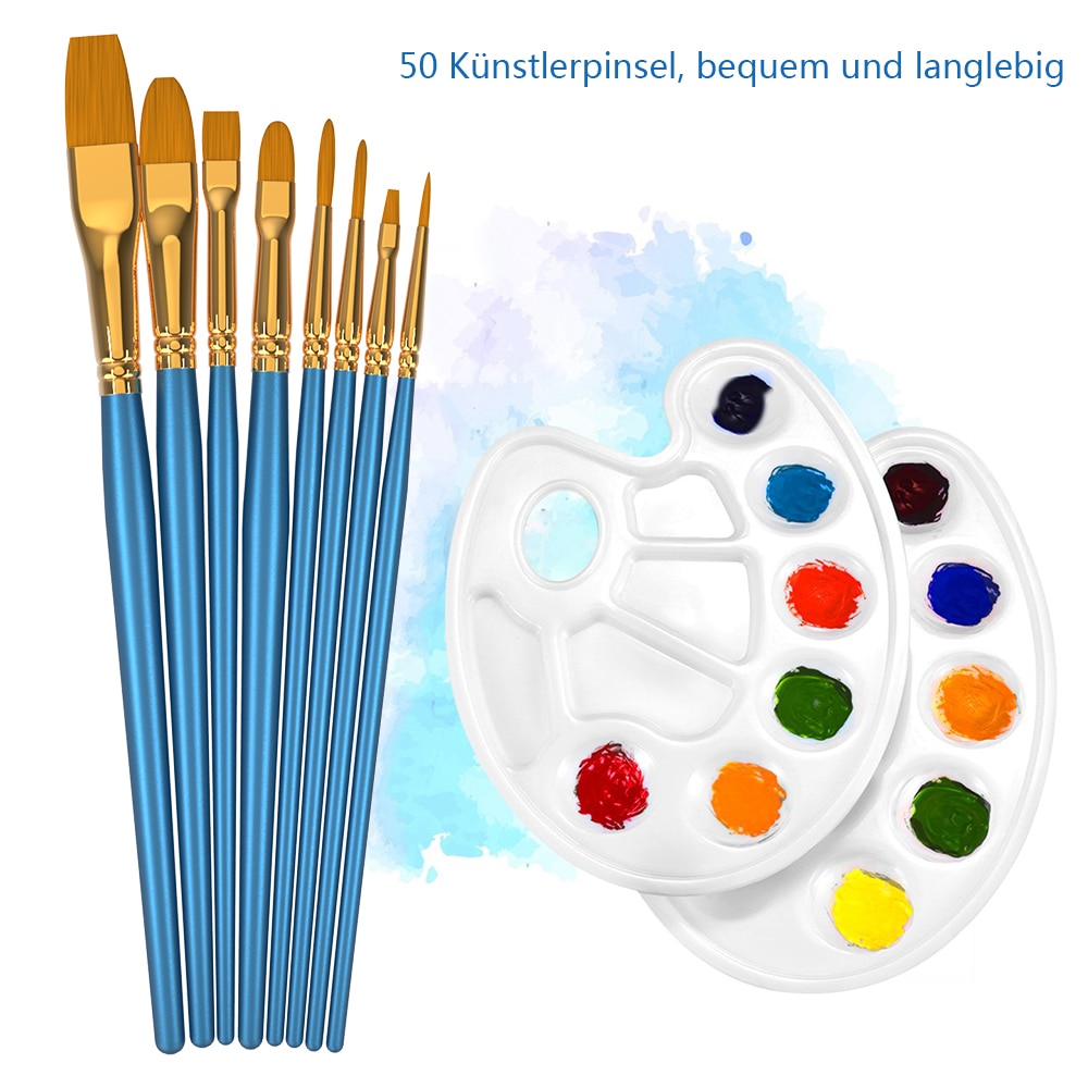 Watercolor Nylon Brushes Set