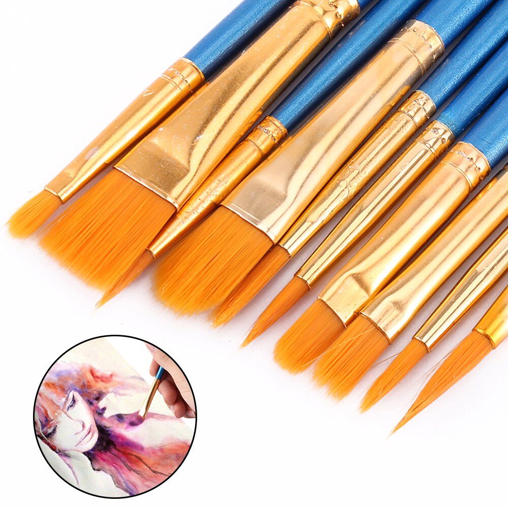 Watercolor Nylon Brushes Set