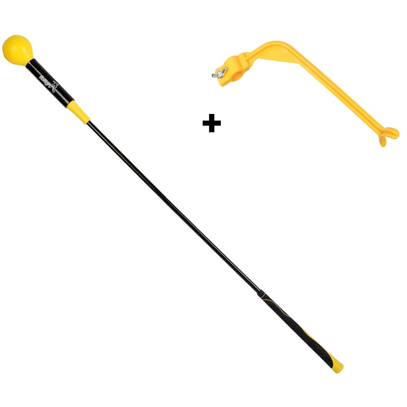 Yellow Glass Fiber Golf Swing Trainer