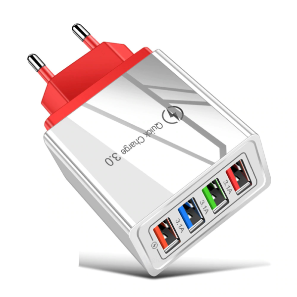 Quick Charge 4-USB Wall Charger - Image 3