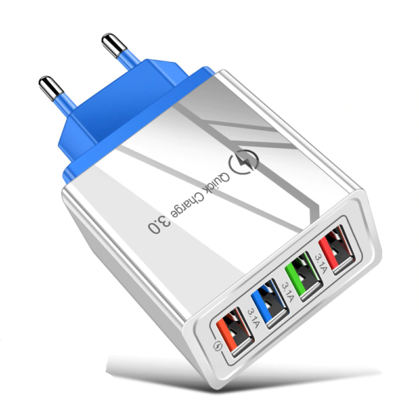 Quick Charge 4-USB Wall Charger - Image 5