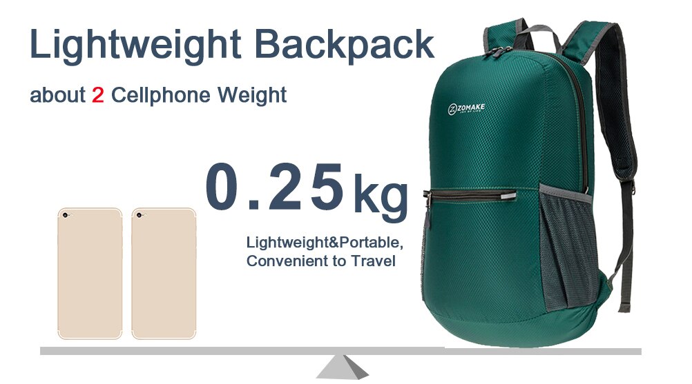 Foldable Lightweight Backpack