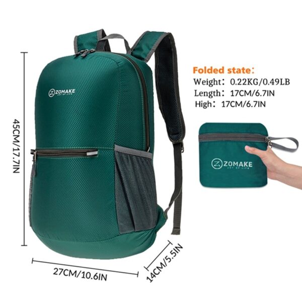 Foldable Lightweight Backpack - Image 3