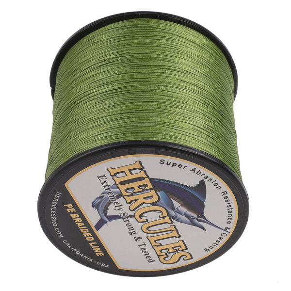 8 Strands Braided Army Green PE Fishing Line - Image 6