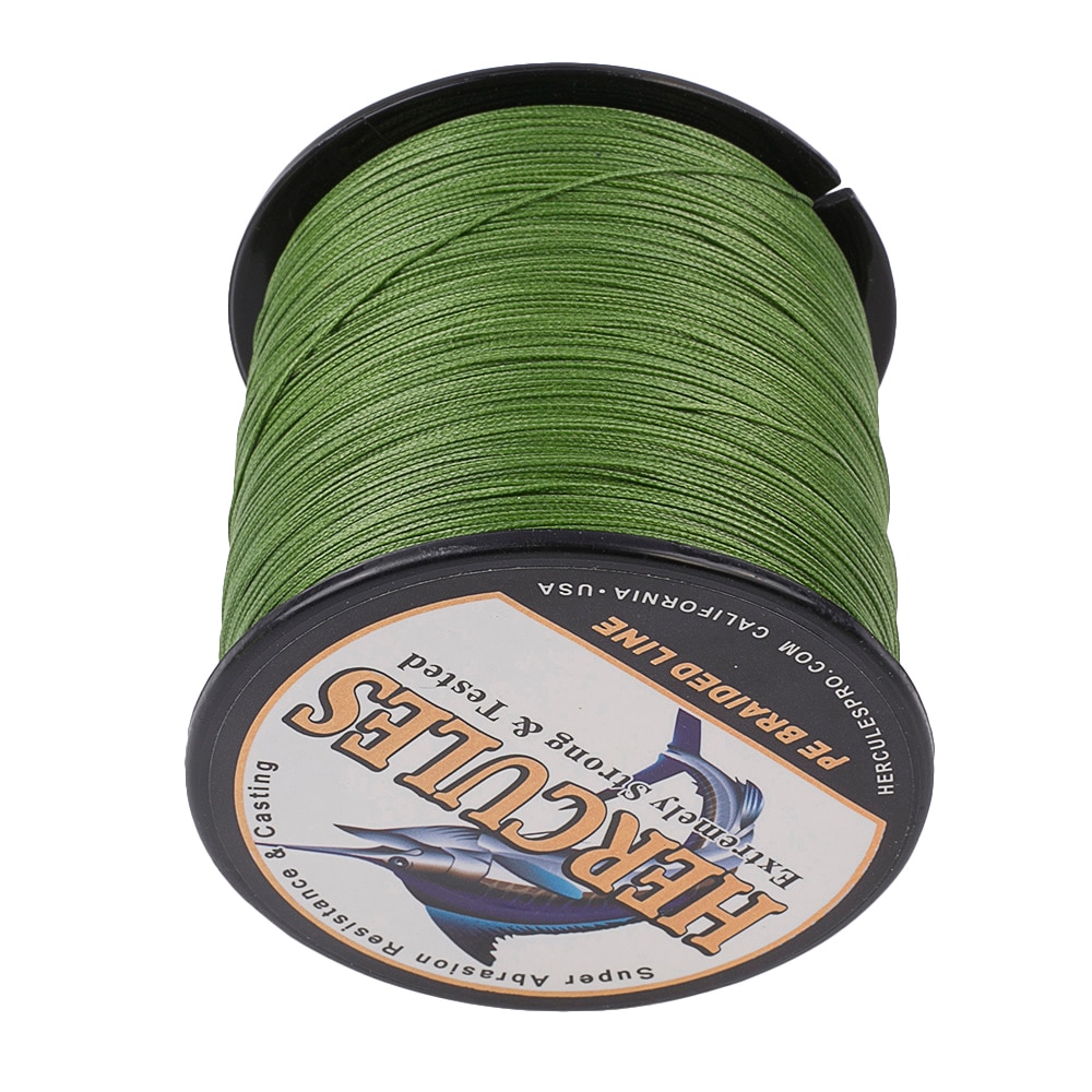 8 Strands Braided Army Green PE Fishing Line