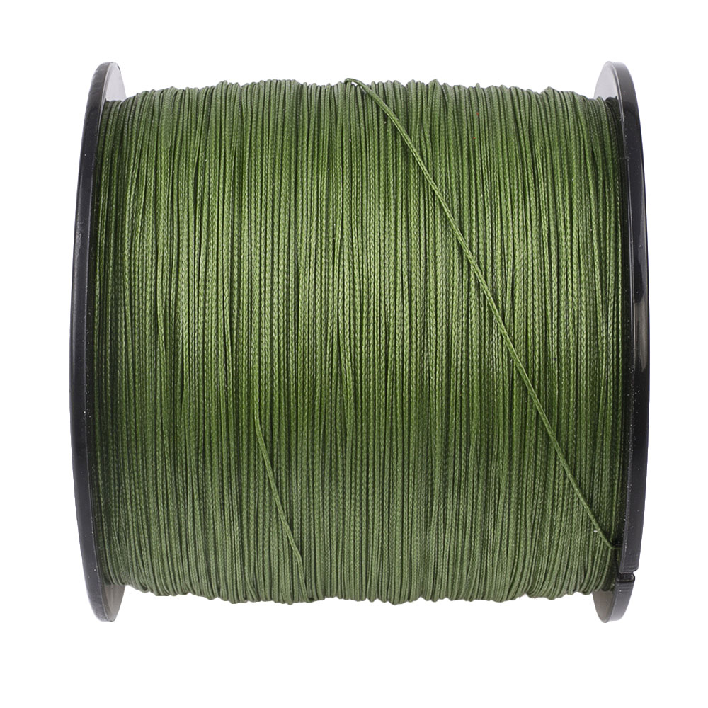 8 Strands Braided Army Green PE Fishing Line