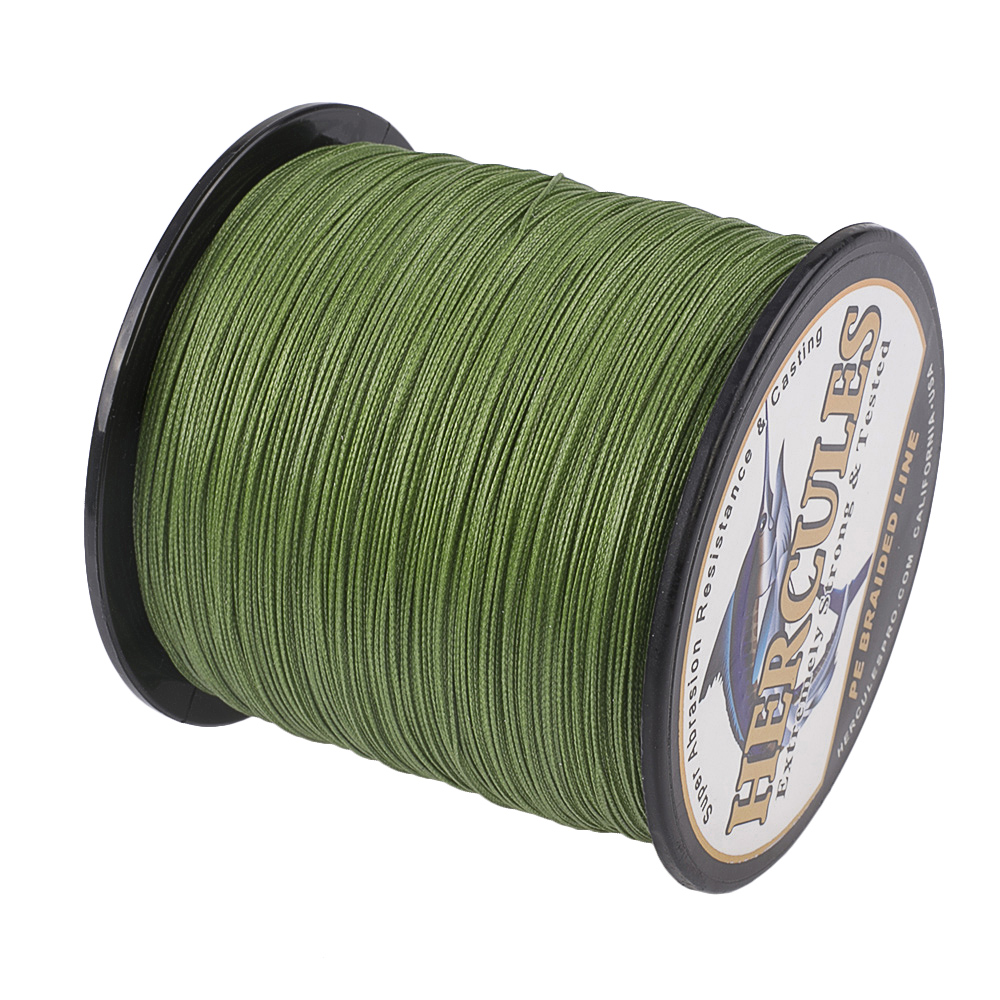 8 Strands Braided Army Green PE Fishing Line