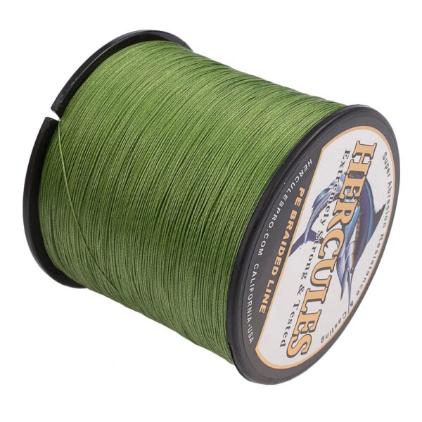 8 Strands Braided Army Green PE Fishing Line - Image 8