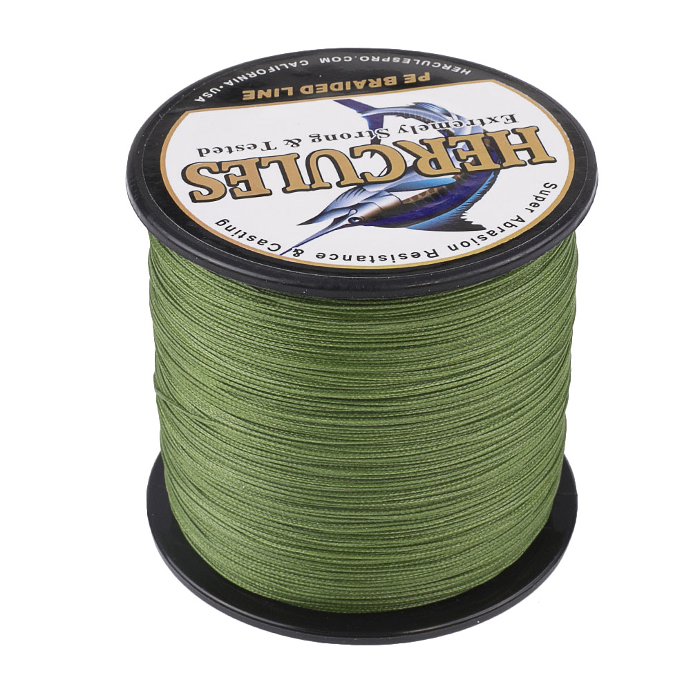 8 Strands Braided Army Green PE Fishing Line