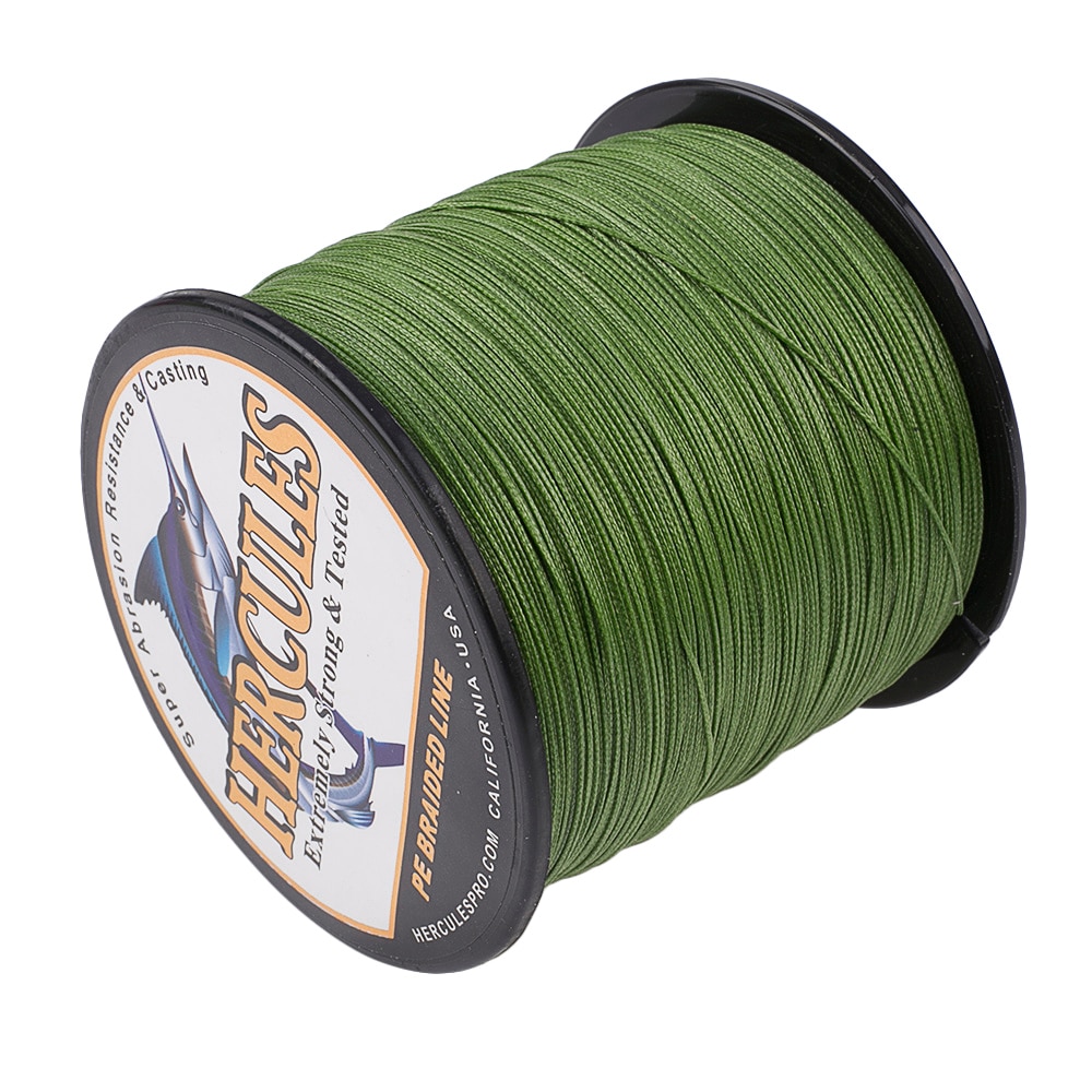 8 Strands Braided Army Green PE Fishing Line