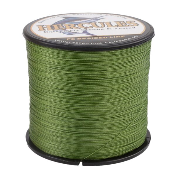 8 Strands Braided Army Green PE Fishing Line - Image 5