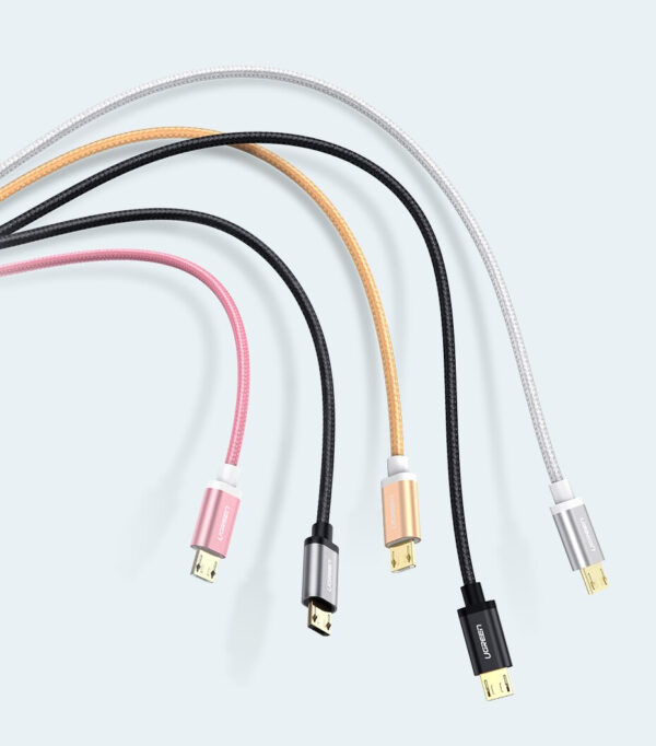 Colorful Braided Micro USB Cable - Image 4