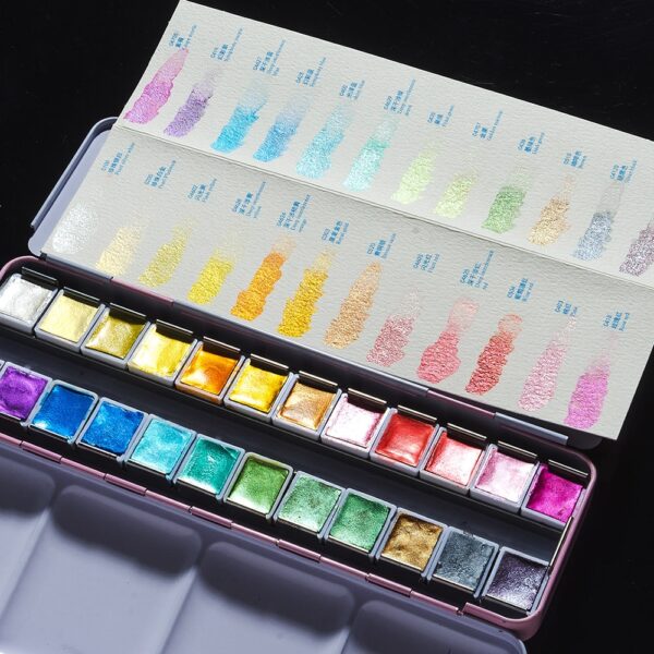 Solid Watercolor Paint Palette - Image 4