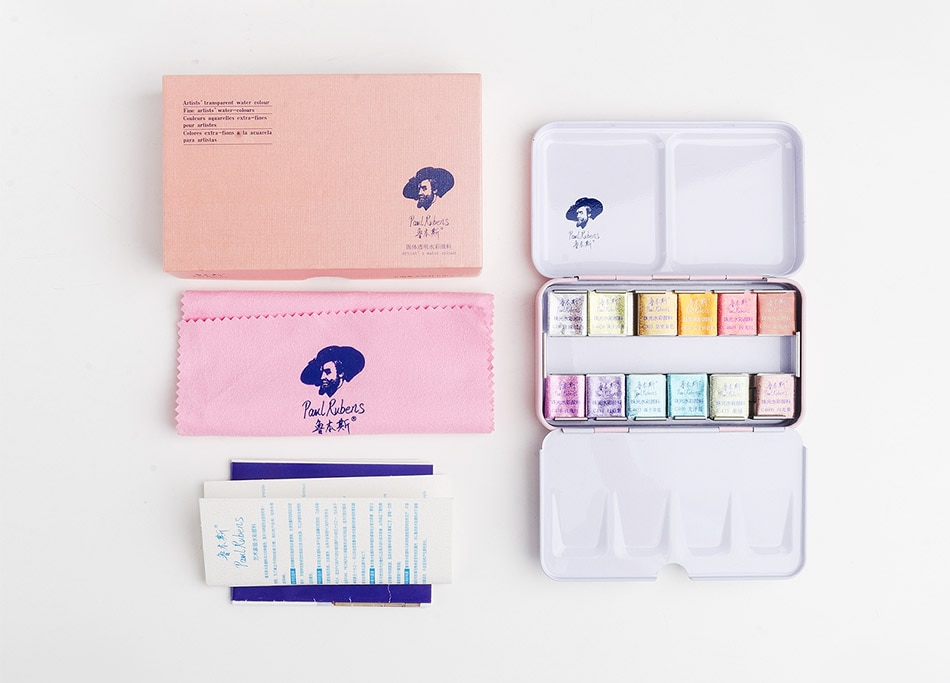 Solid Watercolor Paint Palette