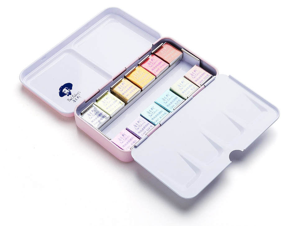 Solid Watercolor Paint Palette