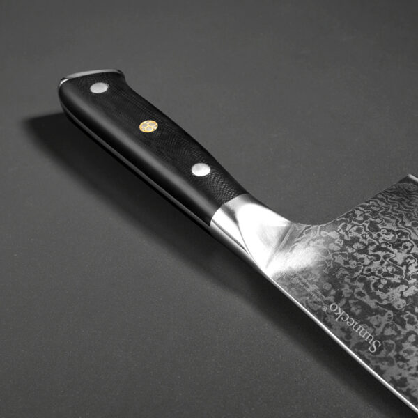 Professional Japanese Damascus Steel Kitchen Cleaver Knife - Image 8