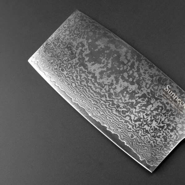 Professional Japanese Damascus Steel Kitchen Cleaver Knife - Image 6