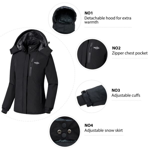 Women's Waterproof Warm Jacket - Image 4