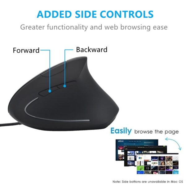 USB Ergonomic Vertical Mouse - Image 5