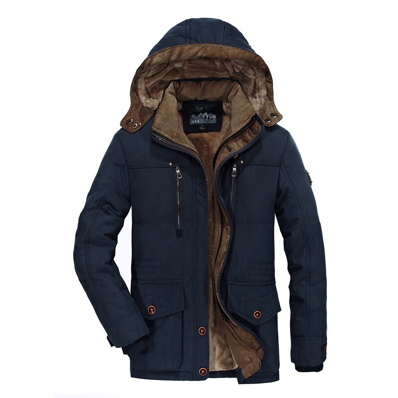 Men's Military Style Windproof Winter Jacket