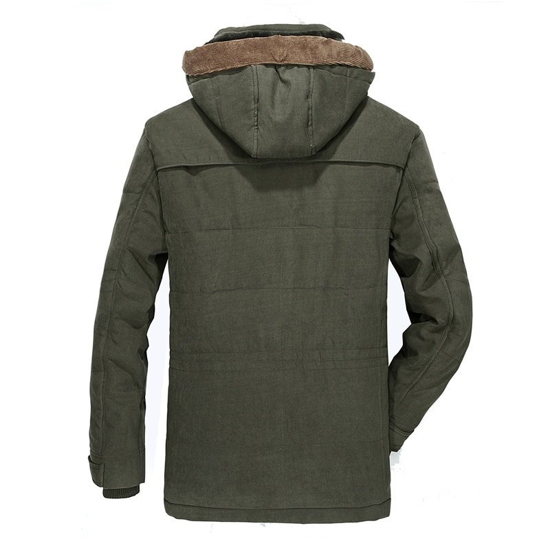 Men's Military Style Windproof Winter Jacket