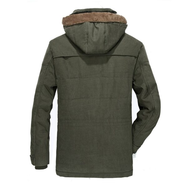 Men's Military Style Windproof Winter Jacket - Image 6