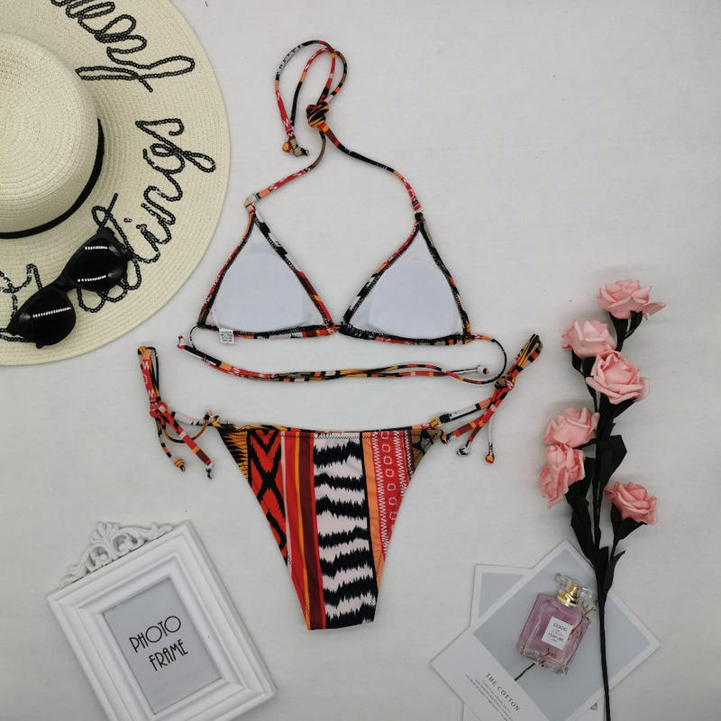 Brazilian Women's Bikini Set with High Waist