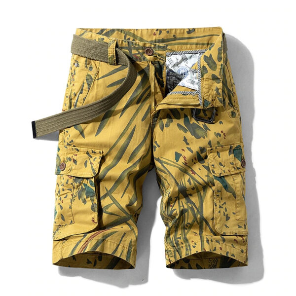 Men's Abstract Print Camping Shorts