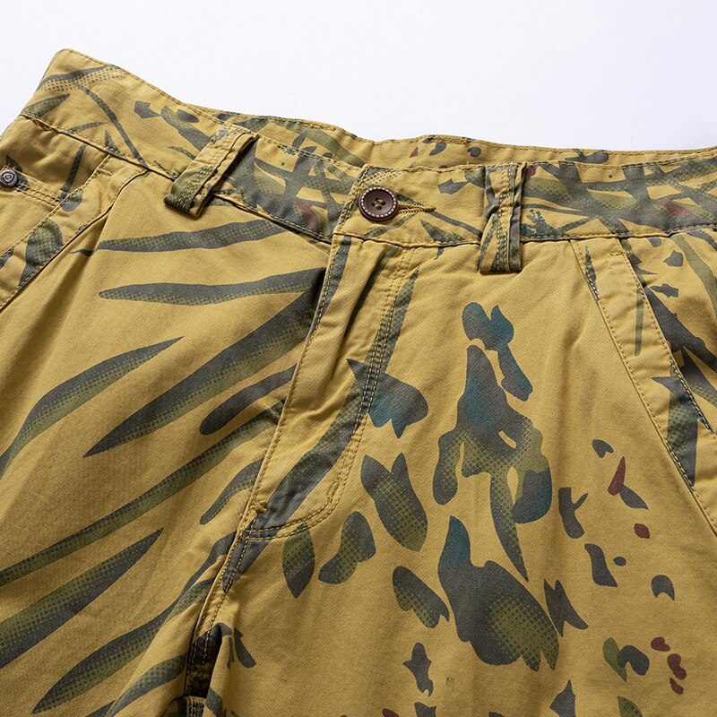 Men's Abstract Print Camping Shorts