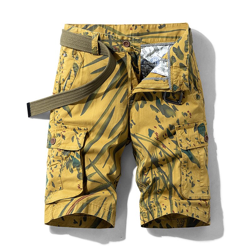 Men's Abstract Print Camping Shorts