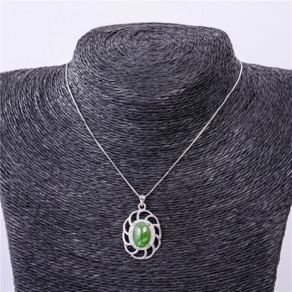 Women's Gemstone Pendant Necklace - Image 4