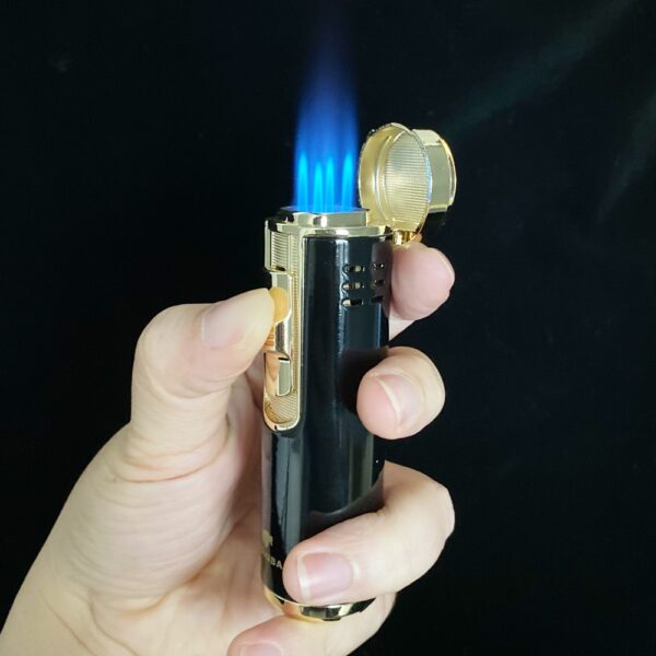 4-Jet Metal Cigar Lighter - Image 4