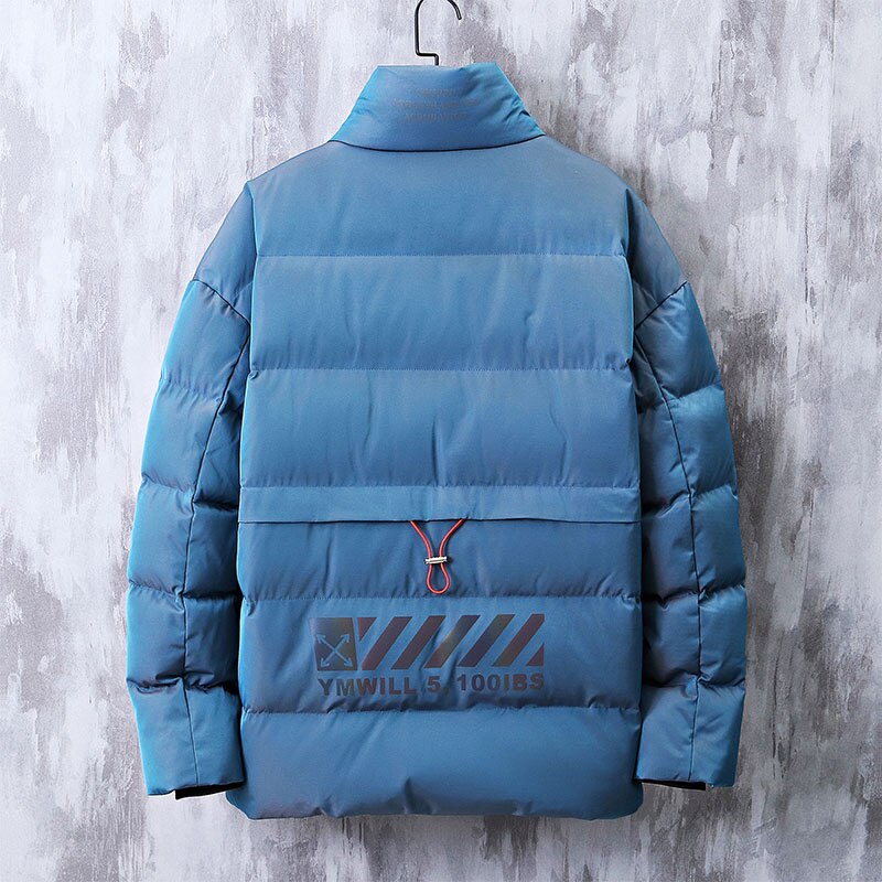 Men's Holographic Puffer Jacket