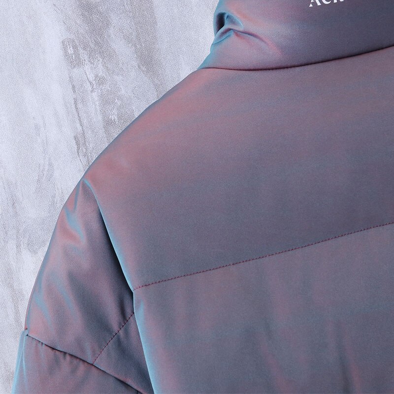 Men's Holographic Puffer Jacket