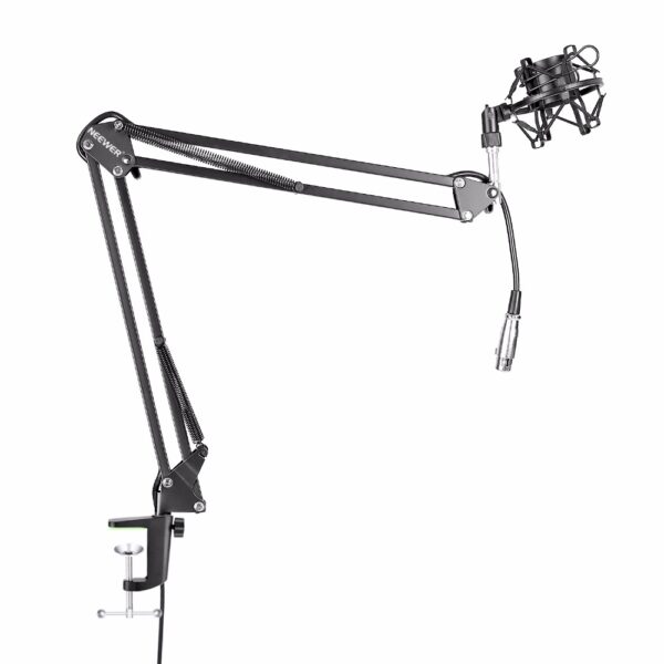 Broadcast Studio Microphone Arm Stand with Shock Mount